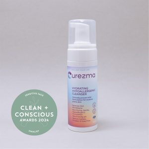 Clean + Conscious Awards 2024. Best Skincare for Sensitive Skin. Celebrating products in Australia & NZ which are Non-Toxic, Ethical, Sustainable and Socially Responsible.
