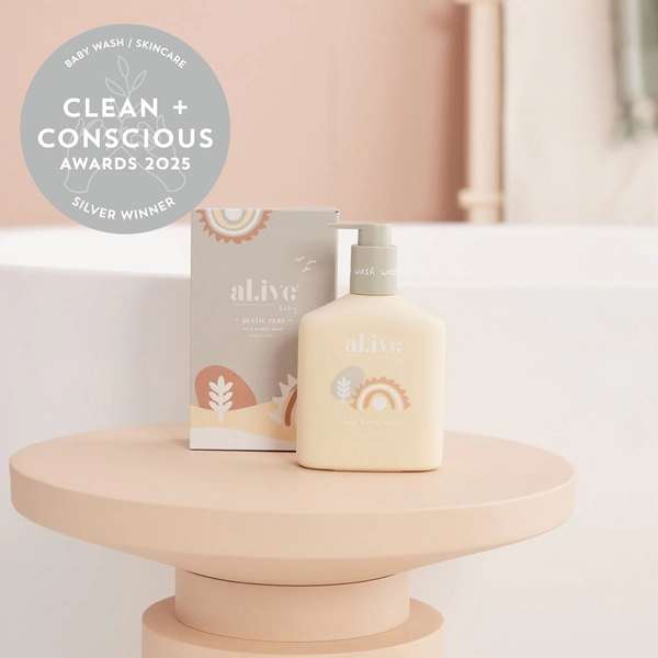 Baby Hair & Body Wash – Gentle Pear by Al.ive Baby - Best Natural Baby Wash / Skincare - Product Reviews - Clean + Conscious Awards