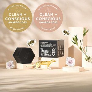 Bee Healthy Scalp Scrub Treatment pH Balanced Solid Shampoo Bar by Beauty and the Bees - Best Oily Hair / Sensitive Scalp Product - Product Reviews - Clean + Conscious Awards