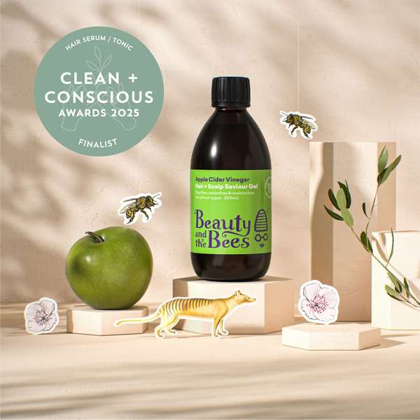 Hair and Scalp Saviour Gel by Beauty and the Bees - Best Natural Hair Serum / Tonic - Product Reviews - Clean + Conscious Awards