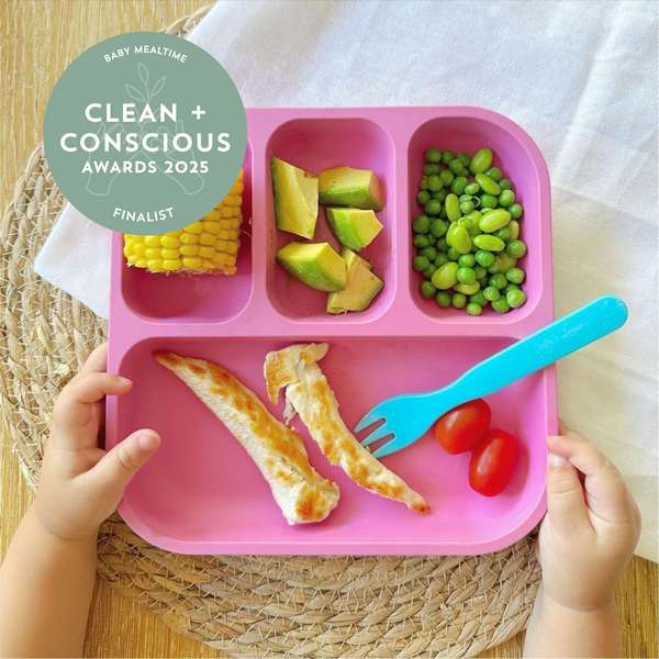 Plant-Based Bento Plate by Bobo&boo Plant-Based Dinnerware - Best Baby Mealtime - Product Reviews - Clean + Conscious Awards