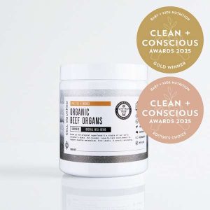 Certified Organic Beef Organs Powder by Cell Squared - Best Baby + Kids Nutrition - Product Reviews - Clean + Conscious Awards