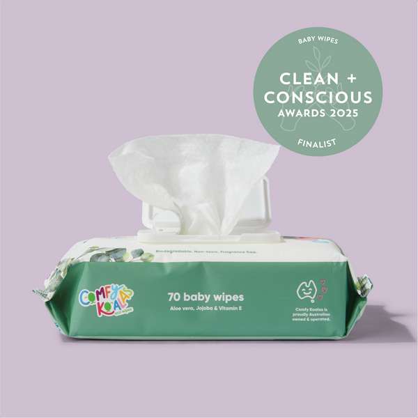 Eco Baby Wipes by Comfy Koalas - Best Baby Wipes - Product Reviews - Clean + Conscious Awards