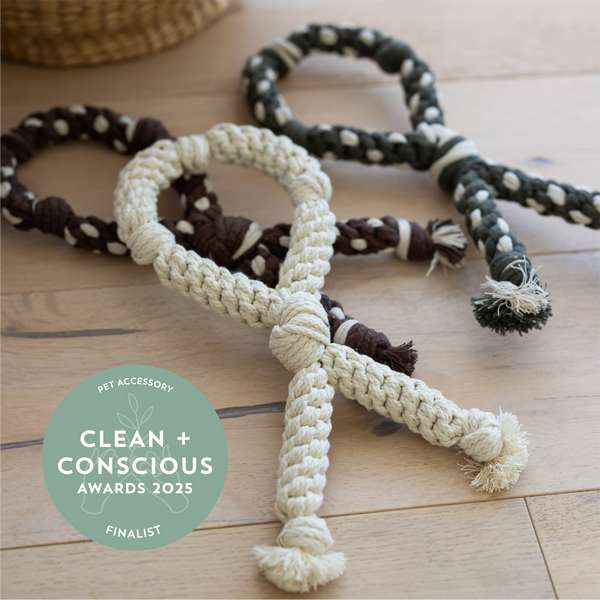 Lots O Knots' Rope by Conscious Pet Co. - Best Pet Accessory - Product Reviews - Clean + Conscious Awards