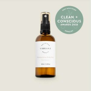 Moisturising Body Mist - Rose Blossom by Delicious Vibrant Beauty - Best Body Moisturiser - Product Reviews - Clean + Conscious Awards