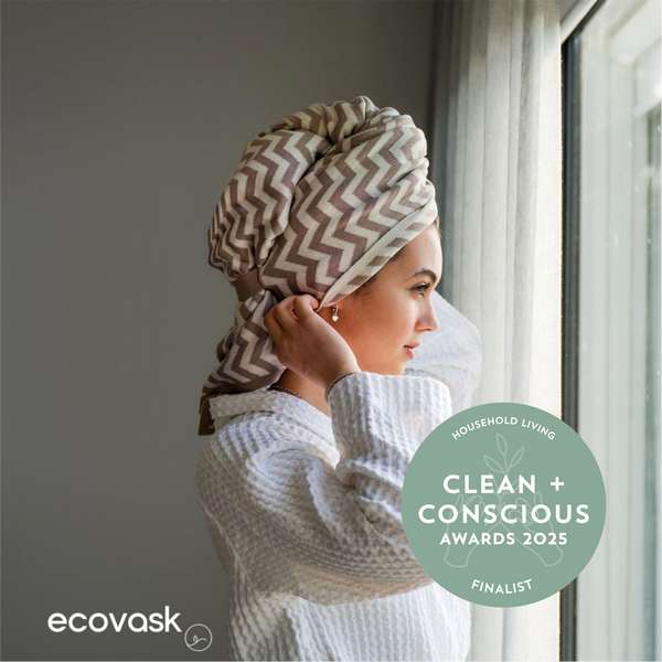 Hair & Travel Towel by Ecovask - Best Household Living - Product Reviews - Clean + Conscious Awards