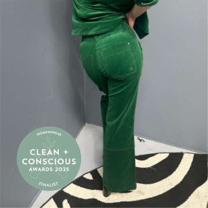 Stella Stretch Corduroy Jeans by Embracing Bella - Best Sustainable Womenswear - Product Reviews - Clean + Conscious Awards