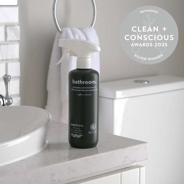 Natural Bathroom & Mould Cleaner by Euclove - Best Natural Bathroom - Product Reviews - Clean + Conscious Awards