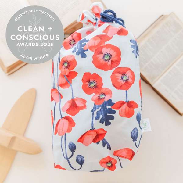 Reusable Fabric Gift Bag by Gift Me Again - Best Celebrations + Stationery - Product Reviews - Clean + Conscious Awards