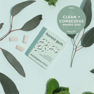 Honest Gum Eucalyptus Mint Chewing Gum by Honest Gum - Best Vegan - Product Reviews - Clean + Conscious Awards