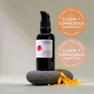Revitalising Moisturiser by Indira Organics - Best Moisturiser – Normal / Combination - Product Reviews - Clean + Conscious Awards