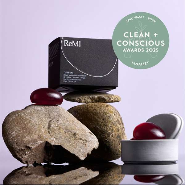 Deepen Moisturiser Starter Set by ReMI - Best Zero Waste – Body + Beauty - Product Reviews - Clean + Conscious Awards