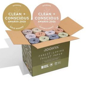 Super-Plush, Forest-Loving, FSC Certified Bamboo Toilet Paper by Joonya - Best Natural Bathroom - Product Reviews - Clean + Conscious Awards