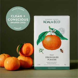 Natural Dishwasher Powder by Koala Eco - Best Natural Cleaning - Product Reviews - Clean + Conscious Awards