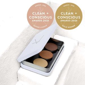 Mineral Goddess Pressed shadow - Customised Trio refill compact by Kylies Professional - Best Makeup – Eyes - Product Reviews - Clean + Conscious Awards