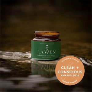 Radiant Green Tea & Mango Face Cream by Lawen Healing Rituals - Best Micro Batch Skincare - Product Reviews - Clean + Conscious Awards
