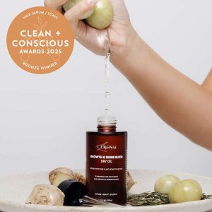 Growth & Shine Elixir Dry Oil by Lerenu - Best Natural Hair Serum / Tonic - Product Reviews - Clean + Conscious Awards