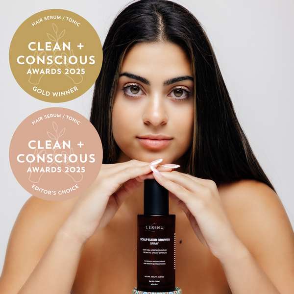 Scalp Elixir Growth Spray by Lerenu - Best Natural Hair Serum / Tonic - Product Reviews - Clean + Conscious Awards