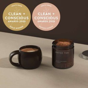 Cacao Collagen Powder by Mayde Tea - Best Health Drink - Product Reviews - Clean + Conscious Awards