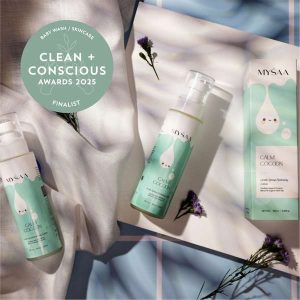 Calm Cocoon Gentle Sprout Hydrating Body Lotion by MYSAA - Best Natural Baby Wash / Skincare - Product Reviews - Clean + Conscious Awards