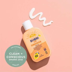 Bambino SPF 50 by Marca Suncare - Best Natural Kids Sunscreen - Product Reviews - Clean + Conscious Awards