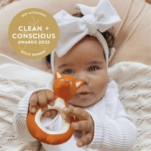 Mini Mizzie – 100% Natural Rubber baby Teether by Mizzie The Kangaroo - Best Baby Accessories - Product Reviews - Clean + Conscious Awards