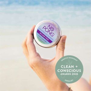 No Pong Cool Lavender Bicarb Free by No Pong Natural Products - Best Sensitive Deodorant - Product Reviews - Clean + Conscious Awards