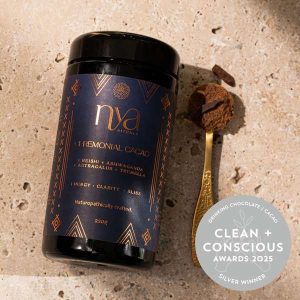 Ceremonial Cacao + Adaptogens by Nya Rituals - Best Drinking Chocolate / Cacao - Product Reviews - Clean + Conscious Awards