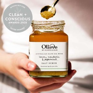 Salt Scrub by Olieve and Olie - Best Bathing Self Care - Product Reviews - Clean + Conscious Awards