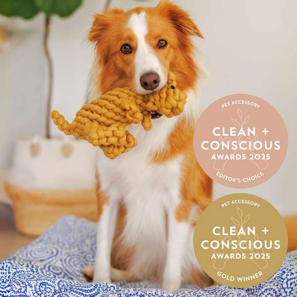 Kezza the Kangaroo Dog Chew Toy by Outback Tails - Best Pet Accessory - Product Reviews - Clean + Conscious Awards