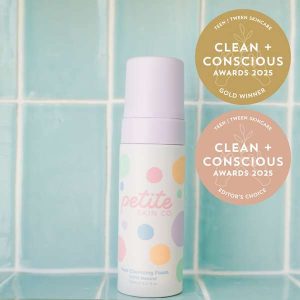 Face Cleansing Foam - Confetti by Petite Skin Co. - Best Teen / Tween Skincare - Product Reviews - Clean + Conscious Awards