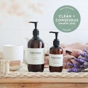 Calming Blend Hand & Body Lotion by Pollys Farm - Best Body Moisturiser - Product Reviews - Clean + Conscious Awards