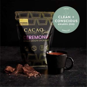 Cacao Gold Ceremonial Cacao Paste by Power Super Foods - Best Cacao - Product Reviews - Clean + Conscious Awards