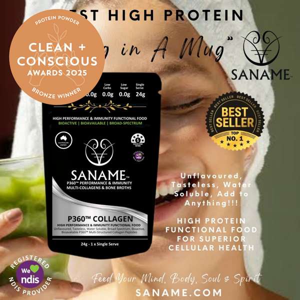 P360 TASTELESS Pure Multi-Collagen (Unflavoured) by SANAME - Best Protein Powder - Product Reviews - Clean + Conscious Awards