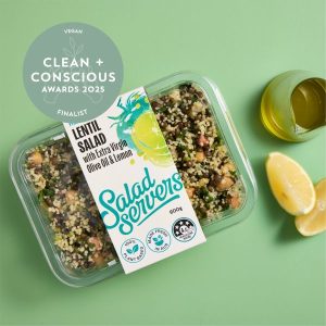 Lentil Salad by Salad Servers - Best Vegan - Product Reviews - Clean + Conscious Awards