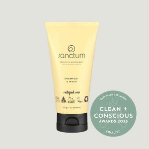 Baby Shampoo & Wash by Sanctum Organics - Best Natural Baby Wash / Skincare - Product Reviews - Clean + Conscious Awards