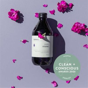Violet Cleanser by Sophic Hair Care - Best Natural Shampoo - Product Reviews - Clean + Conscious Awards
