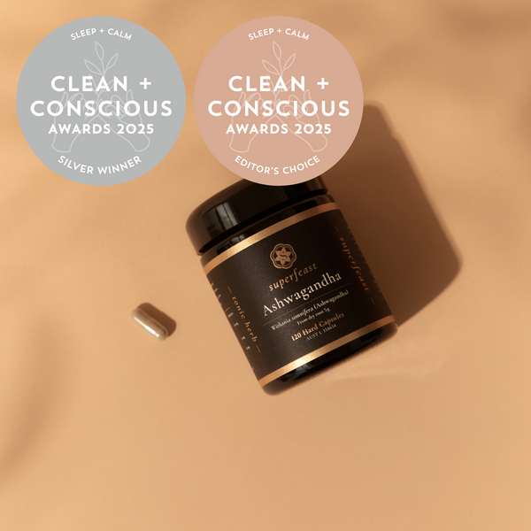 Ashwagandha Capsules by SuperFeast - Best Sleep + Calm - Product Reviews - Clean + Conscious Awards