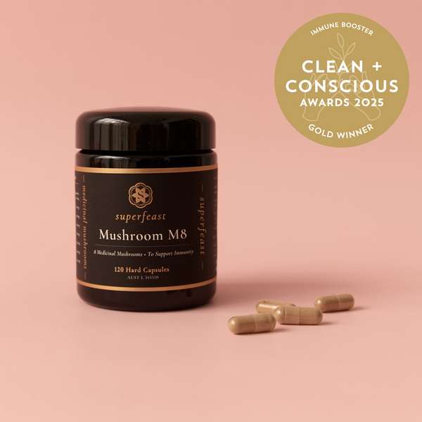 Mushroom M8 by SuperFeast - Best Immune Booster - Product Reviews - Clean + Conscious Awards