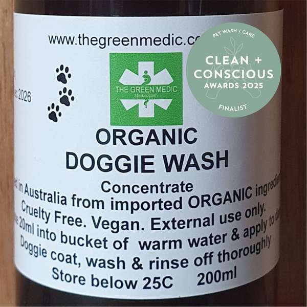 Organic Doggie Wash Concentrate by The Green Medic - Best Natural Pet Wash/ Care - Product Reviews - Clean + Conscious Awards