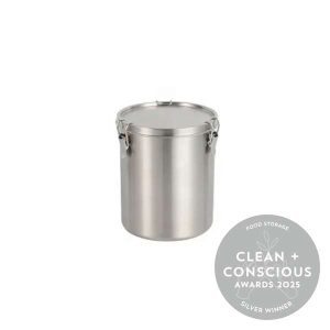 Stainless Steel Canister 2500ml by The Low Tox Project - Best Food Storage - Product Reviews - Clean + Conscious Awards