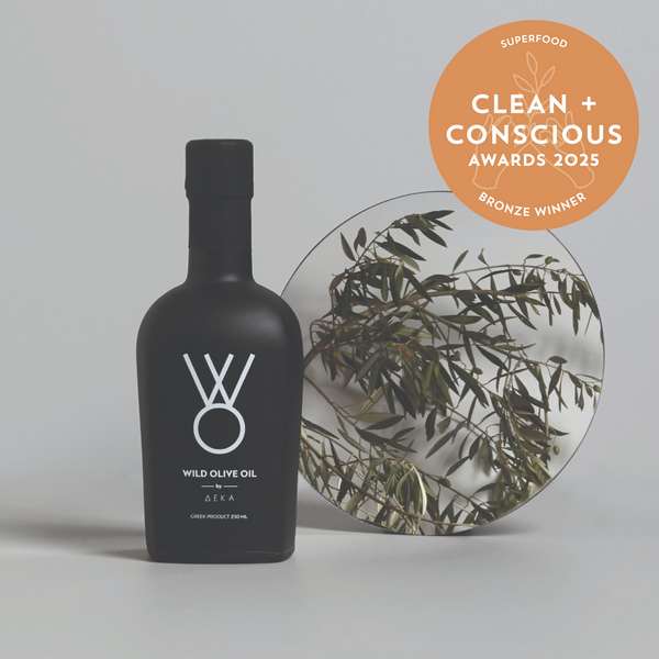 Beyond Organic Wild Olive Oil by The Wild Olive - Best Superfood - Product Reviews - Clean + Conscious Awards