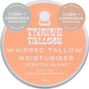 Whipped Tallow Moisturiser (scented) by Thrive Tallow - Best Multi-Purpose Balm - Product Reviews - Clean + Conscious Awards