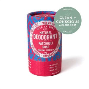 Patchouli Rose Natural Deodorant by Viva La Body - Best Natural Deodorant - Product Reviews - Clean + Conscious Awards