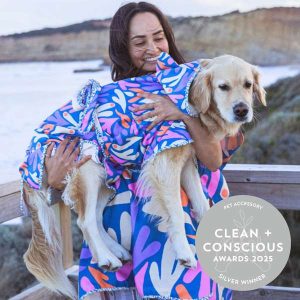 Dog Hooded Towel by Wet Dog and Co - Best Pet Accessory - Product Reviews - Clean + Conscious Awards