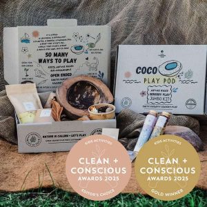 Coco Play Pod JUMBO Sensory Kit by Wild Mountain Child - Best Kids Activities - Product Reviews - Clean + Conscious Awards