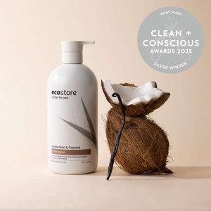 Vanilla Bean & Coconut Body Wash by ecostore - Best Body Wash - Product Reviews - Clean + Conscious Awards