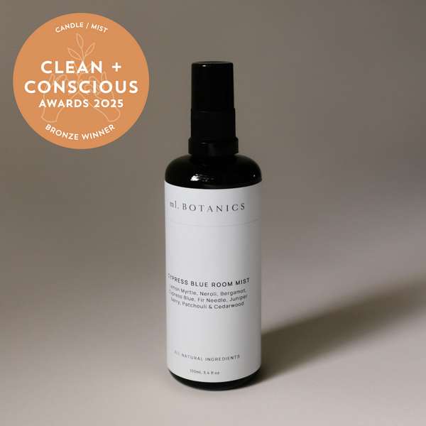 Cypress Blue Room Mist by ml. Botanics - Best Candle/ Home Fragrance - Product Reviews - Clean + Conscious Awards
