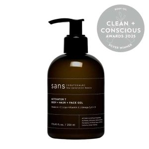 Activator 7 Body + Hair + Face Oil by Sans Ceuticals - Best Body Oil - Product Reviews - Clean + Conscious Awards