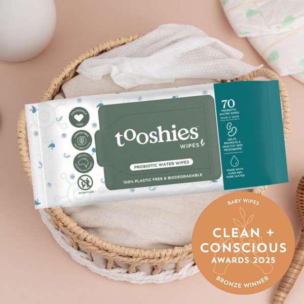 Probiotic Water Wipes by tooshies - Best Baby Wipes - Product Reviews - Clean + Conscious Awards